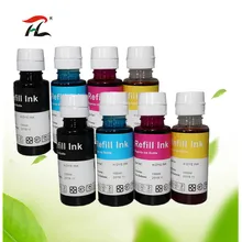 8PK YI LE CAI совместимые 400 мл цветные чернила для заправки комплект для hp 655 5820 чернила ПРЕИМУЩЕСТВО 3525 4615 4625 5525 6520 принтер 6525