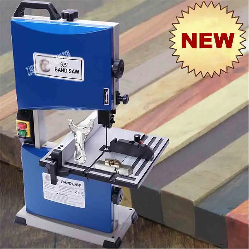 TC9S 9.5-inch Multifunctional Woodworking Band Saw Machine Small Curve Saw Beads Buddha Cutting Metal Band-Sawing Machine 220V 550w 10 inch band sawing machine s0256 band saw joinery sawing machine
