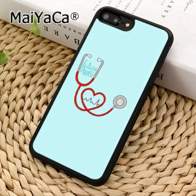 MaiYaCa Stethoscope Heart Medical Nurse Phone Case Cover For iPhones 6