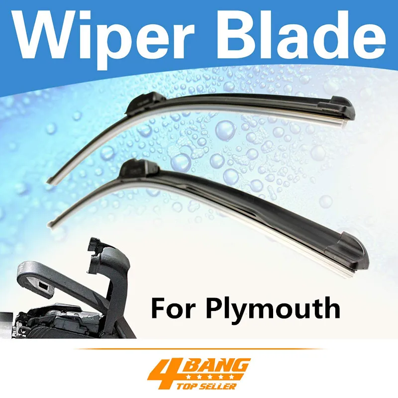 2PCS 18"+22" AERO Soft Rubber Wiper Blades Windshield Bracketless