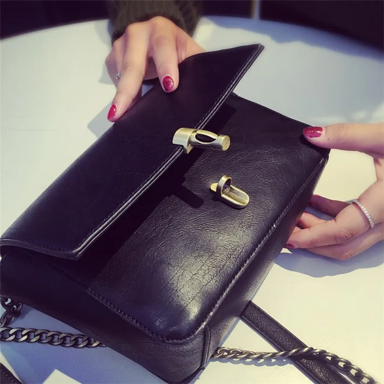 2015 New Fashion Women Bag Leahter Handbags Small Messenger Bolsa Feminina Crossbody Shoulder Bags Bolsos Famous Brands Lady 3