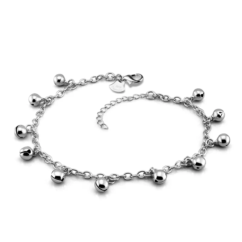 Buy Charming lady silver Anklets. Solid 925 silver
