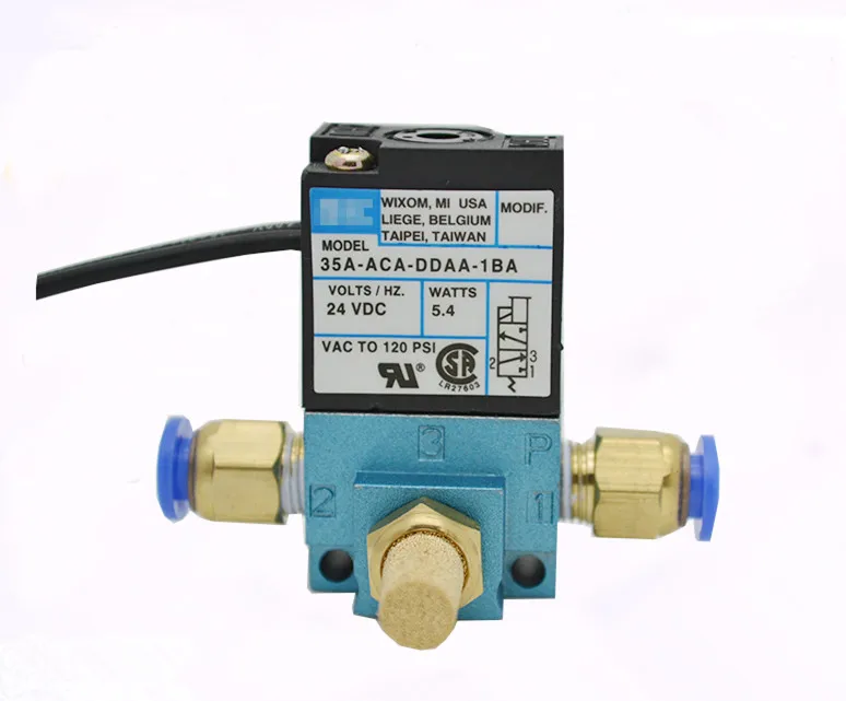 Электромагнитный клапан с 3 портами MAC 35A ACA DDBA 1BA латунным глушителем|boost solenoid valve|mac