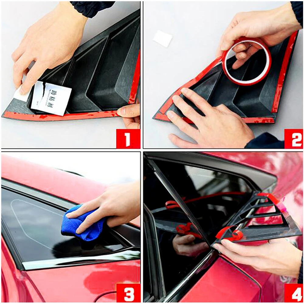 LZONE жалюзи на заднее окно четверть бокового отверстия для Honda Civic 10th 2016 2017