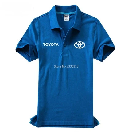 Мужская и женская одежда Toyota POLO shirt 4S shop short-костюм с длинными рукавами - Цвет: Синий