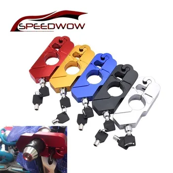 

SPEEDWOW CNC Motorcycle Handlebar Lock Motorcycle Grip Lock Handlebar Handset Brake Lever Disc Locking For Honda Kawasaki Yamaha