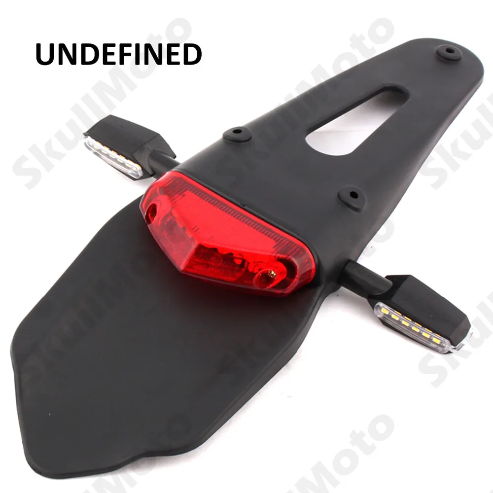 

Red Fender Motorcycle Parts LED Rear Tail Brake Light With Turn Signals Lamp Custom For BMW F650 F650CS F650GS UNDEFINED
