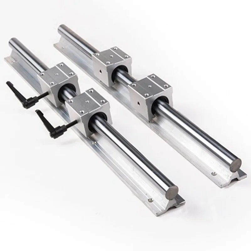 

HLTNC 4 x 1000mm linear rails SBR20 Liner Guide and 4 x SBR20UU bearings for cnc high quality