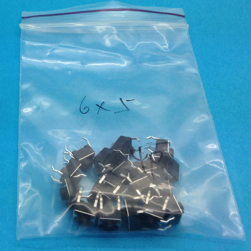 

1000pcs 6*6*5mm Micro-switches buttons, branched vertical micro switch 6X6X5