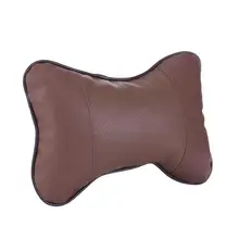 4 цвета, высокое качество, четыре сезона, универсальная эко-кожа, автомобильная голова и подушка для шеи в автомобиль подушка в виде кости, подушка для шеи автомобиля