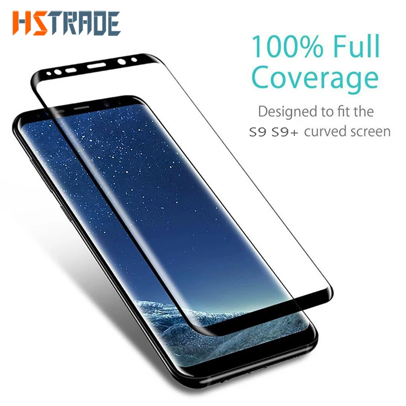 HSTRADE 3D Glass For Samsung S9 Screen Protector Tempered Scratch Proof Galaxy S8 Plus | Мобильные телефоны и аксессуары
