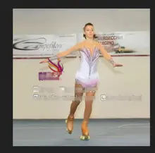 women ice skating dresses for girls competition skating dress custom high elastic dresses to figure skating free shipping