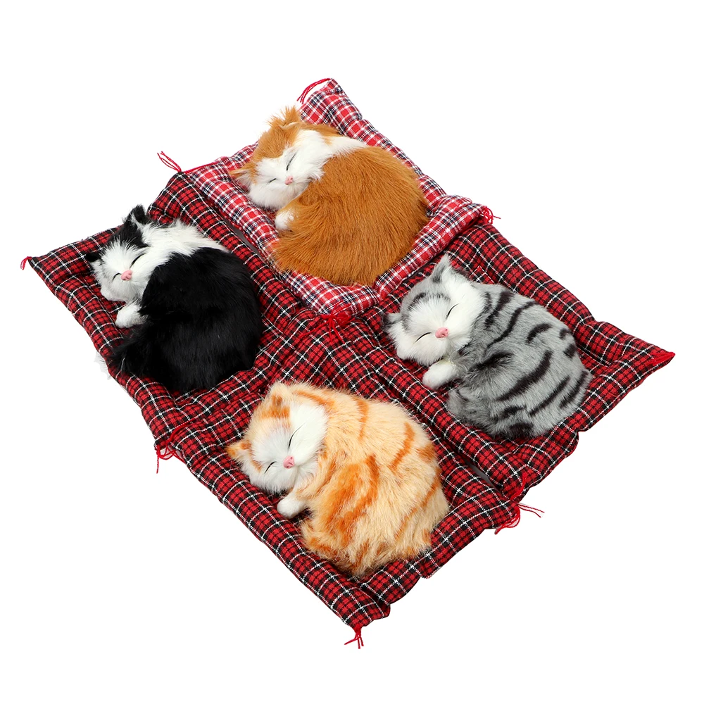 Buy Cute Simulation Sleeping Cats Lovely Plush Kittens