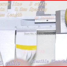 ЖК-кабель 0,5 мм расстояние+ 230 мм длина+ 33Pin B/обратная линия мягкий провод FFC Гибкий плоский кабель. 33P* 0.5B* 230 мм