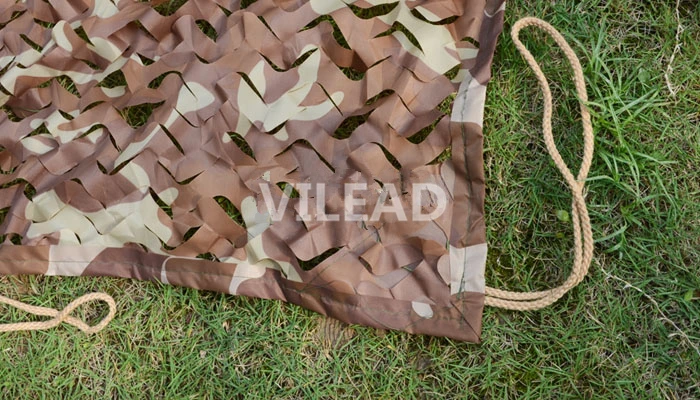 VILEAD 2.5 متر x 6 متر (8FT x 19FT) الصحراء الرقمية كامو المعاوضة العسكرية الجيش التمويه صافي الغابة المأوى للصيد التخييم خيمة