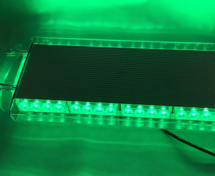 All Green KOOLGO 63 дюймов 120 светодиодный работы чрезвычайных свет бар автомобиля грузовик полиция на крыше флэш Strobe маяки сигнальная лампа световой 12 в/24 В - Цвет: All Green