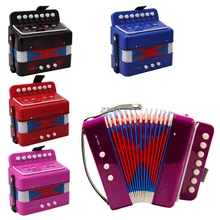 2017 Small Accordion Kids Children Student Music Instrument Toy Gift 7 Keys 2 Bass APR22_30
