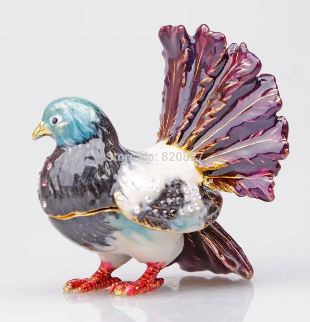 Peace Dove jewelry box gift box Peace Bird Girls Gift Box Packaging Organizer Earring Holder Jewelry Packaging