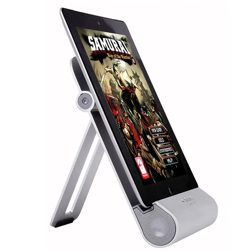 ipod stand with speakers