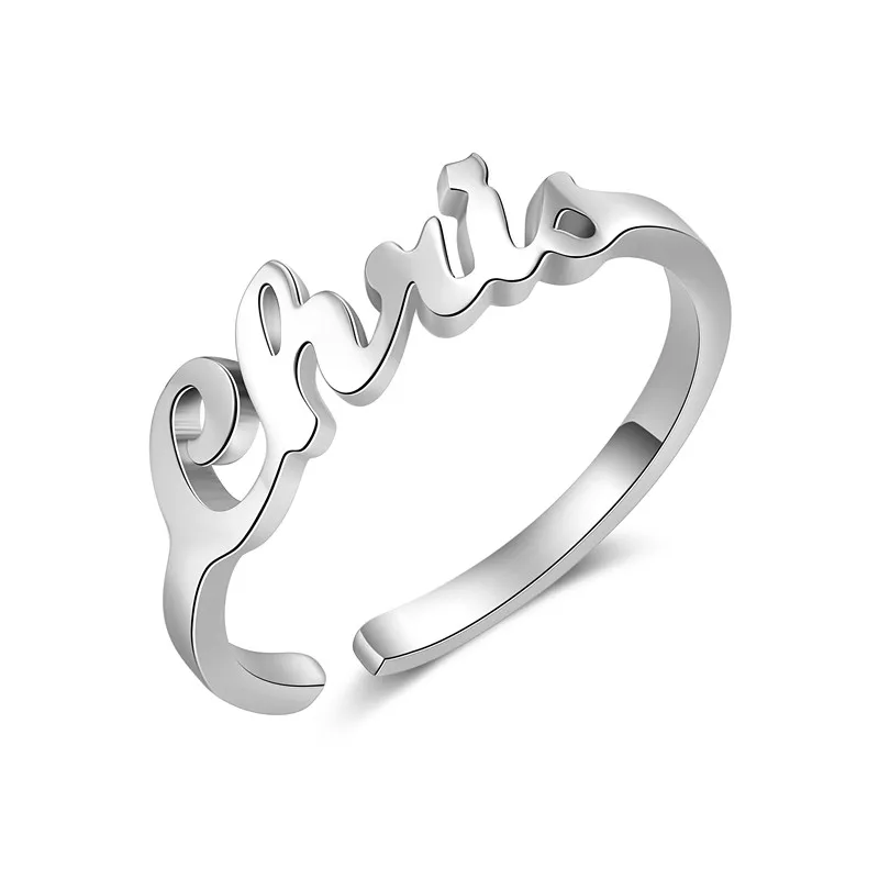 Персонализированные именные кольца для женщин и мужчин ювелирные изделия ислам Bijoux Femme свадебный подарок на заказ кольца для женщин