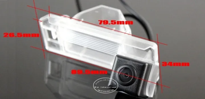 Liislee Car Rear View Camera For Mitsubishi ASX  RVR  Reverse Camera  HD CCD RCA NTST PAL  License Plate Light OEM size