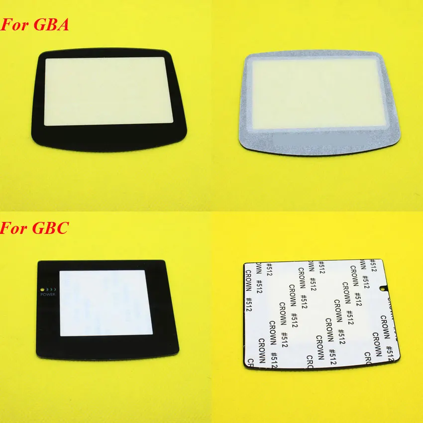 1Piece Plastic Glass Lens for GBC GBA Screen Color Protector W/ Adhensive | Электроника