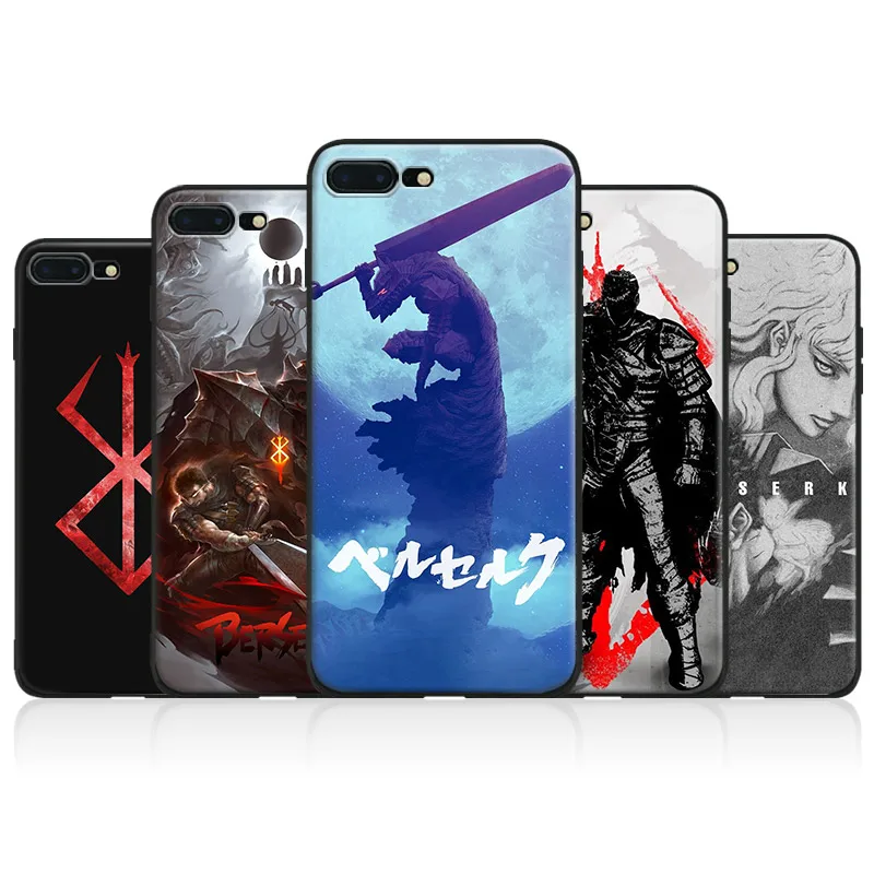 

Berserk Anime Guts Griffith For Apple iPhone 5 5s Se 6 6s 7 8 Plus X XR XS MAX Soft Silicone Phone Case Cover Shell
