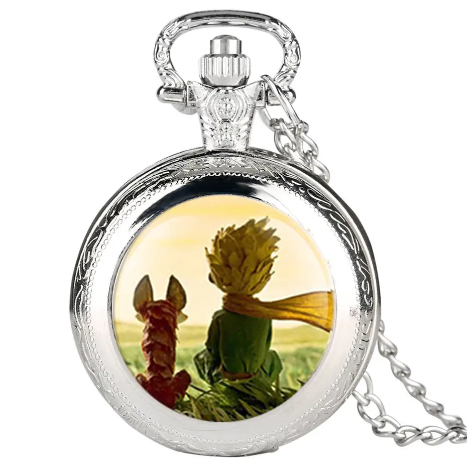 Big Deal Fox-Watches Clock Necklace-Pendant Fob Gifts The-Little-Prince And Quartz for Kids Fashion 87ZmQnRO