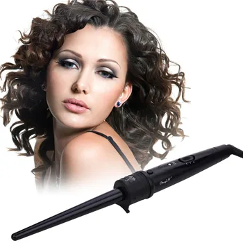 

Professional Hair Curler Plate Attachemnt Ceramic Barrels 9~18mm Curling Iron Wand 45