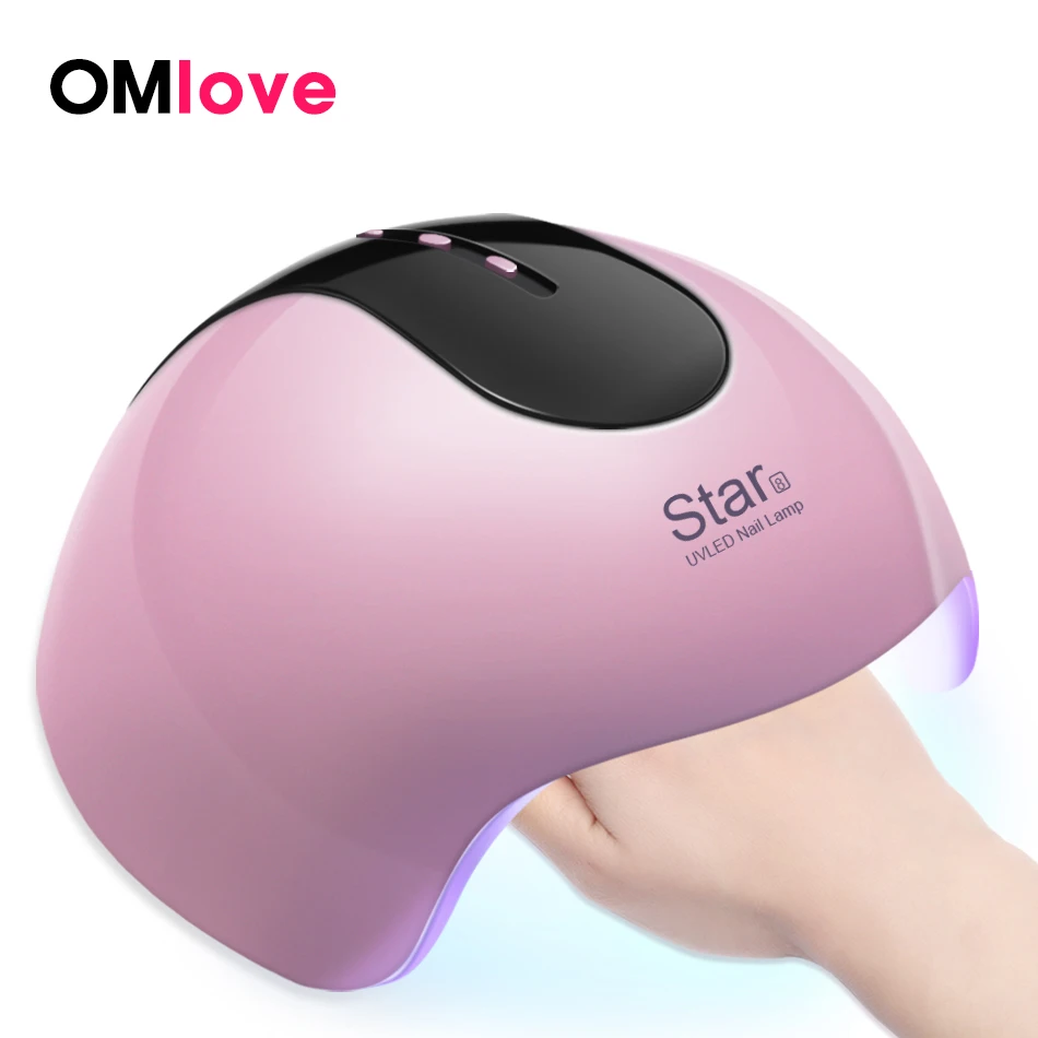 

OMlove Star 8 Led UV Lamp For Drying Nails 36W Nail Dryer For Nail Polish Led Nail Lamp For Manicure With Timer LCD Display