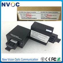 10/100 м 850nm, 550 м, многорежимный, двойное волокно, 1RJ45, SC, внешний блок питания, евро зарядка, Тип мини волоконно-оптический медиа конвертер
