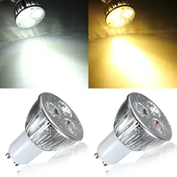 GU10 650lm 6 Вт 3LED пятно света лампы высокой Мощность Spotlight Светодиодные лампы AC85-265V светодиодные лампочки