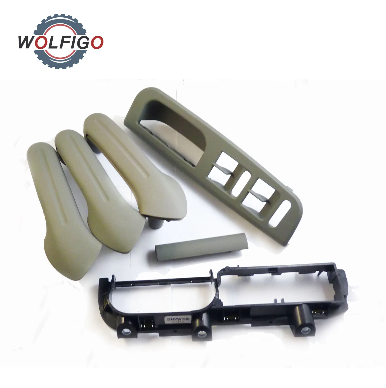 WOLFIGO 6 шт. серый внутренняя дверная ручка крышки захватить отделкой Рамка