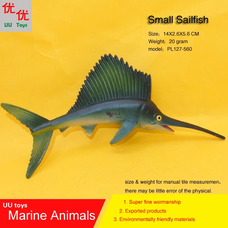 Маленькие Sailfish рыбы модель моделирования морских животных морские животные Дети