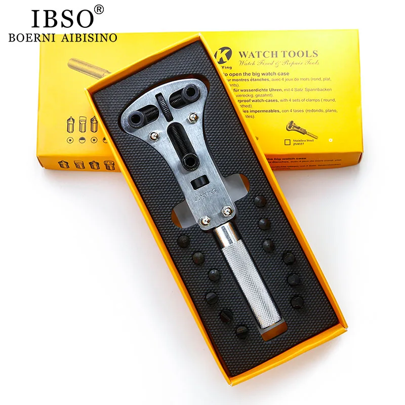 Relógio de Pulso Chave à Prova Case do Parafuso Case Abridor Parafuso Ajustável Volta Removedor Ferramenta Reparo Dwaterproof Água