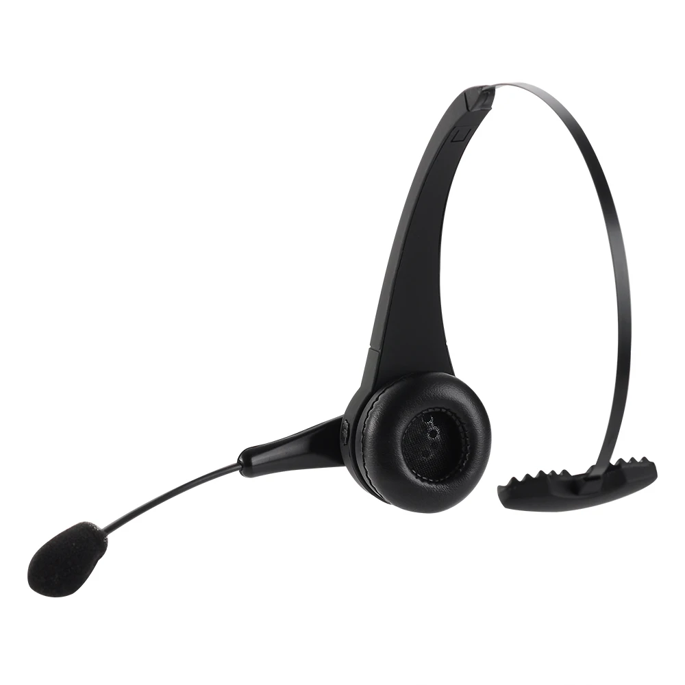 Phone Headphones With Mic For Android Phones aliexpress com buy business single ear headset wireless with boom microphone noise cancelling for office computers phones etc free