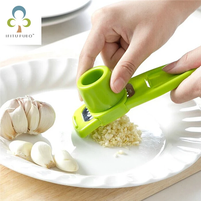 

Brand New multi-functional garlic Presses Garlic Ginger Grinding Grater Crusher Peeler Slicer Cutter Squeezer Kitchen Tool
