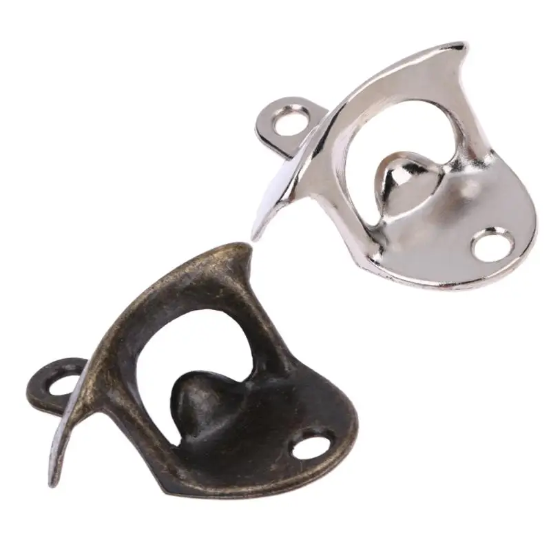 

Vintage Stainless Steel Wall Mounted Bottle Opener Wine Beer Opener Tool Bar Drinking Accessories Home Kitchen Party Supplies