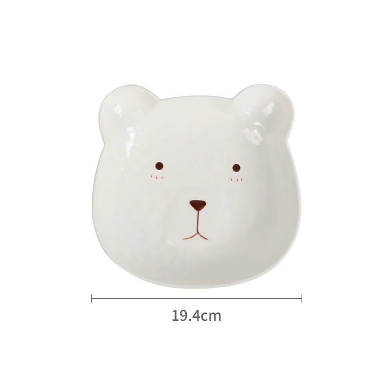 Ceative Ceramics блюдо для животных с мультяшным дизайном фарфоровая тарелка суши Милая