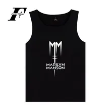 Рок-Группа Мэрилин Мэнсон Летний жилет майка мужская бодибилдинг и размера плюс промышленная металлическая музыка Мэрилин Мэнсон майки