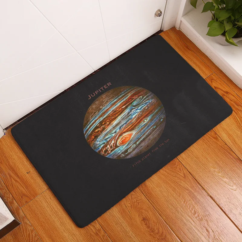 

Wholesale Neptune Jupiter Entry Door Carpets Meroury Saturn Indoor Mats Venus Uranus Decor Home Floor Rectangle Coral Fleece Rug