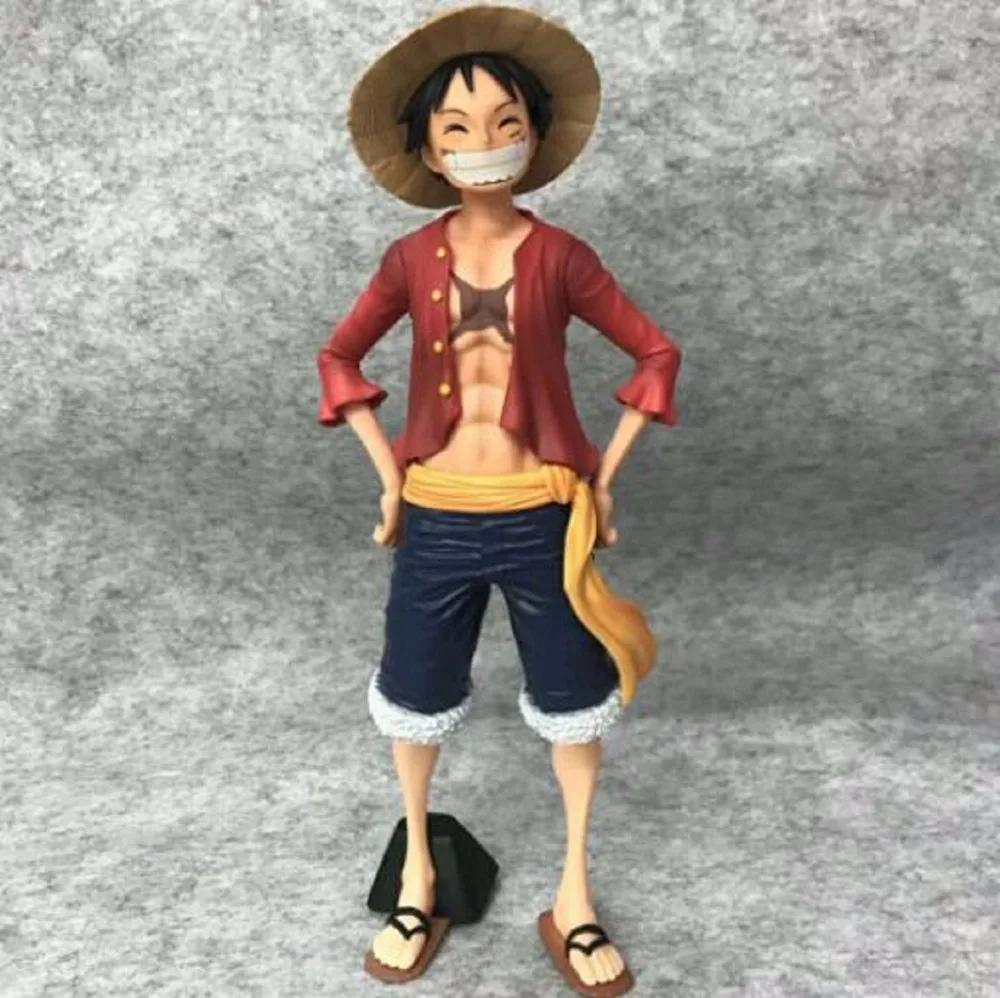 

Anime One Piece straw hat Monkey D Luffy Action Figures pvc Collectible Model Toys cosplay party birthday gift with original box