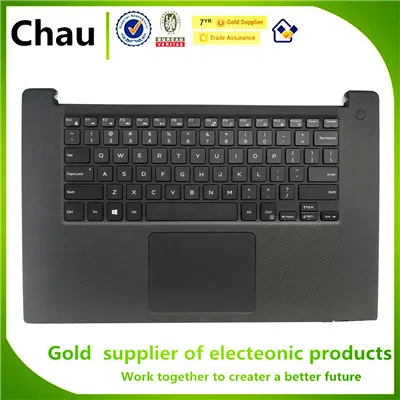 New For Dell XPS 15 9560 Precision 5520 M5520 Upper Case Palmrest Cover /US Keyboard /Touchpad Y2F9N 0Y2F9N 086D7Y 