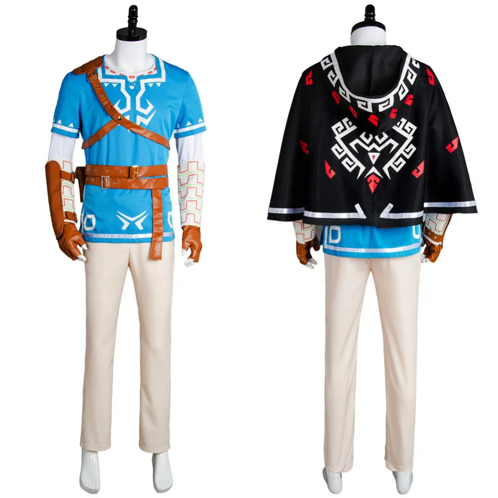 

Halloween The Legend of Zelda Breath of the Wild Link Outfit Sheikah Slate Uniform Quiver Cosplay Costume Game Anime Full Sets