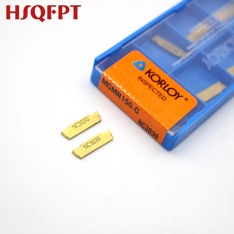 New 10pcs MGMN150 1.5MM Groove Parting Off Carbide Inserts Tin Coated USA SELL