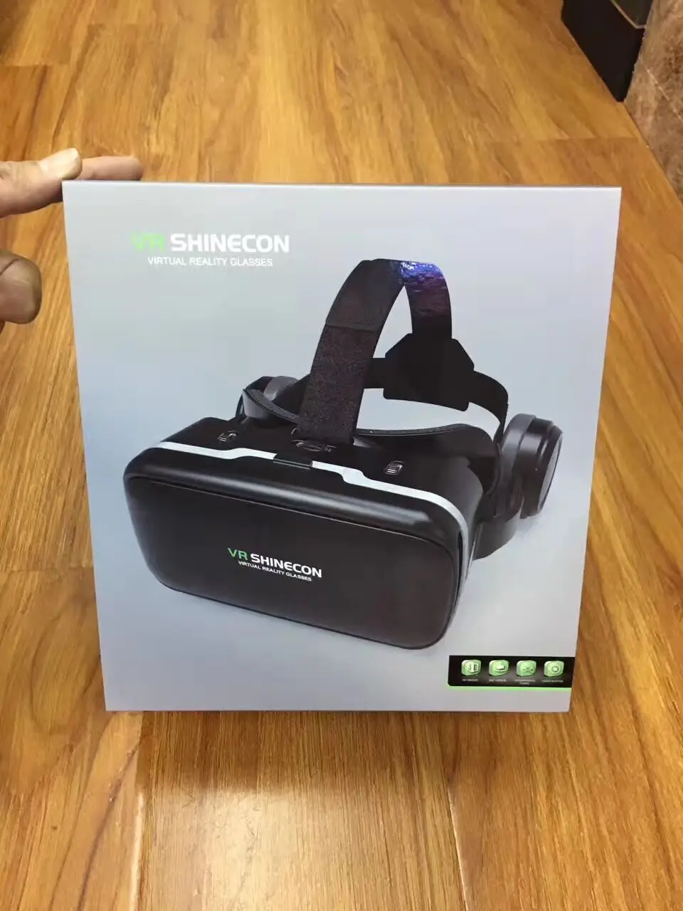 Очки виртуальной реальности Shinecon 6,0 3D очки стерео VR гарнитура шлем виртуальной реальности смартфон 3D очки с наушниками