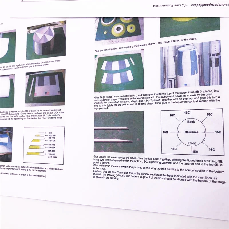 135 см США Сатурн C8 ракета бумажная модель «сделай сам» головоломка руководство пространство 3D бумага Оригами художественная игрушка
