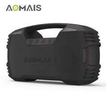 AOMAIS Открытый Bluetooth колонки 30 Вт с громкими басами IPX7 водонепроницаемый 30 часов воспроизведения с батареей 8800 мАч портативный динамик