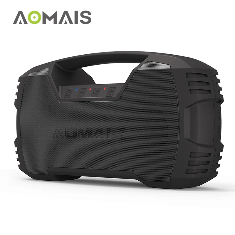 AOMAIS пойти на открытом воздухе Bluetooth Динамик s 30 W с громким бас IPX7 Водонепроницаемый 30 часов непрерывной работы с 8800 mAh Батарея Портативная колонка - изображение