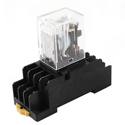 

HH53PL AC 110/120V Coil 3PDT 11Pin 35mm DIN Rail Electromagnetic Power Relay  Free Shipping